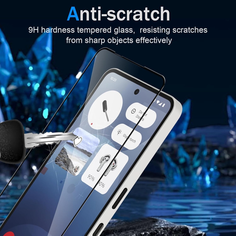 Celoplošné tvrdené sklo na mobil Nothing Phone (4a)