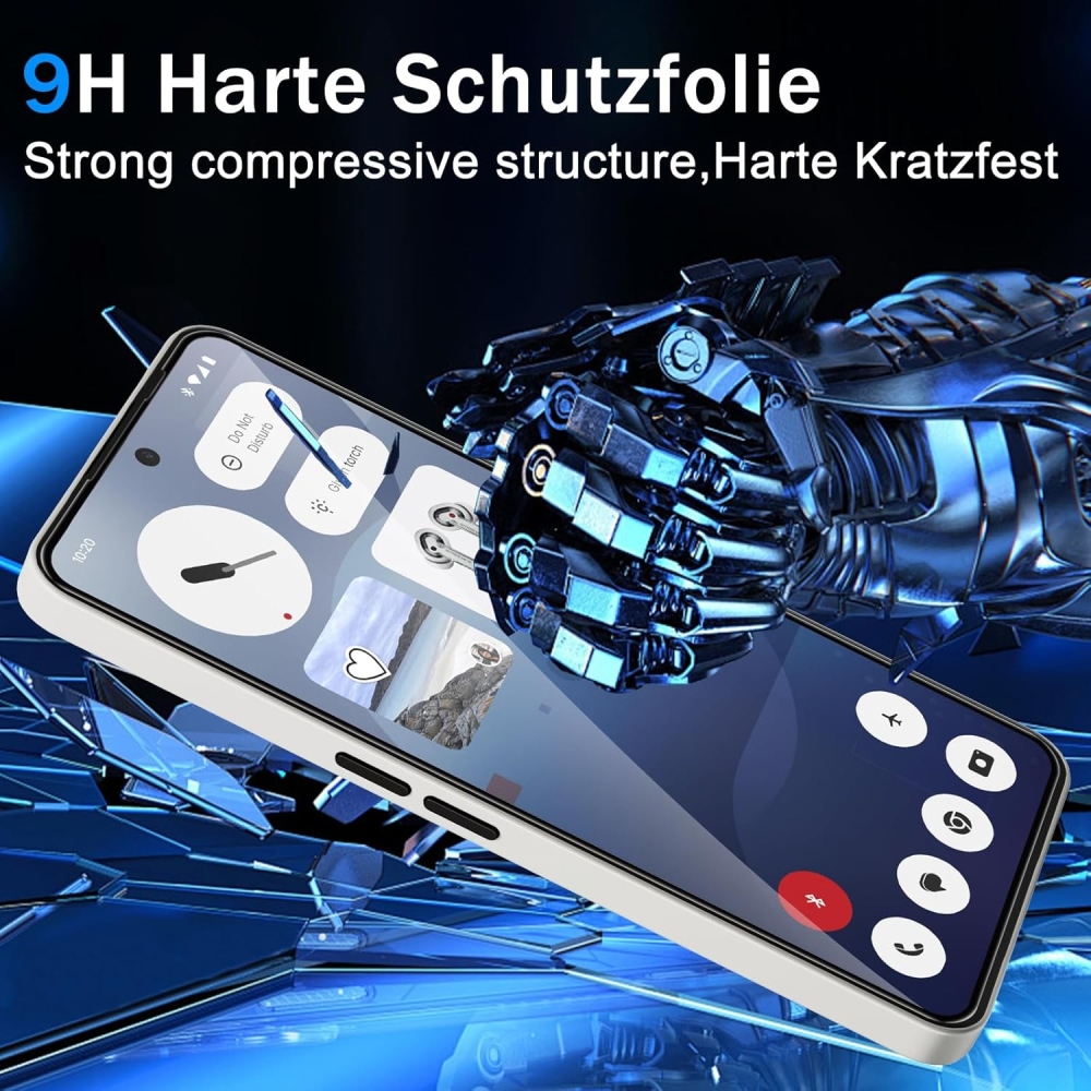 Celoplošné tvrdené sklo na mobil Nothing Phone (4a)