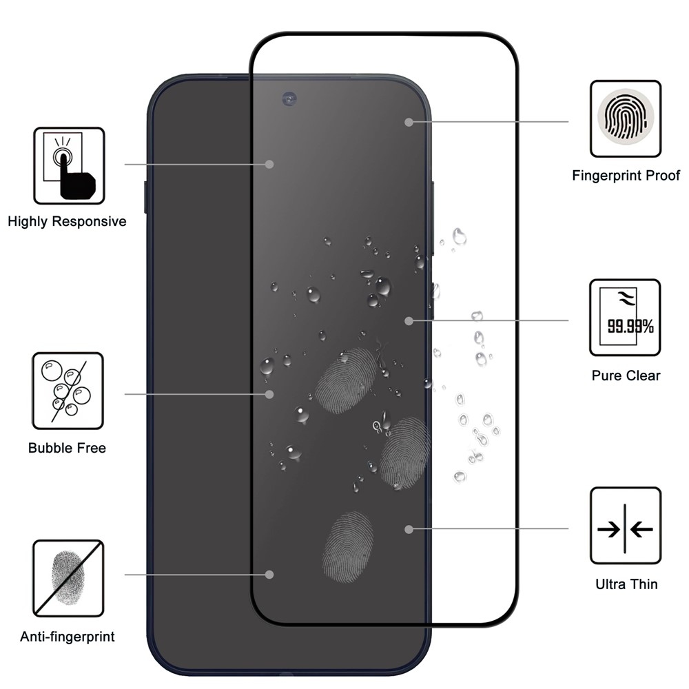 Celoplošné tvrdené sklo na mobil OnePlus 15 5G