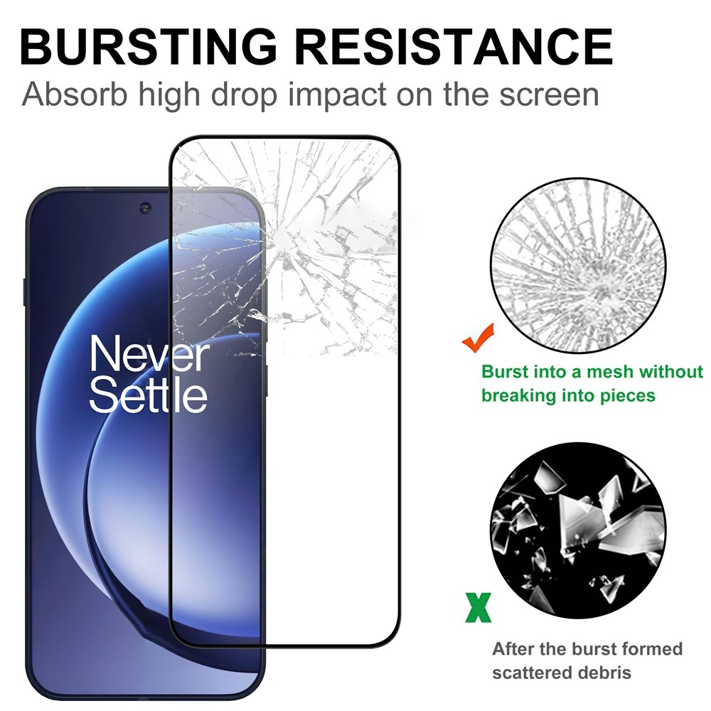 Celoplošné tvrdené sklo na mobil OnePlus 15 5G