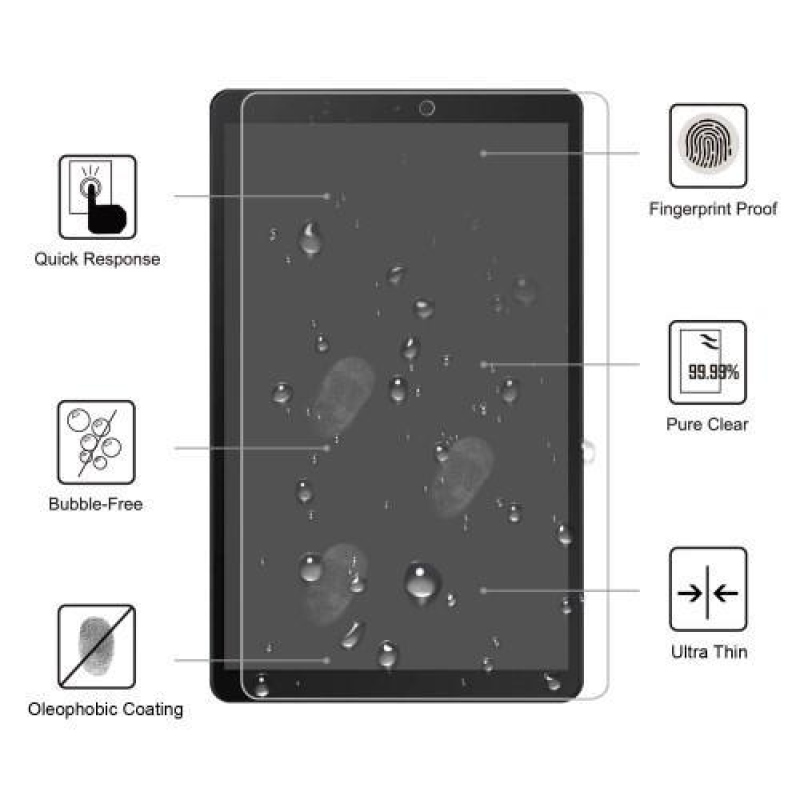 Celoplošné tvrdené sklo na tablet Samsung Galaxy Tab A 10.1 (2019) SM-T515