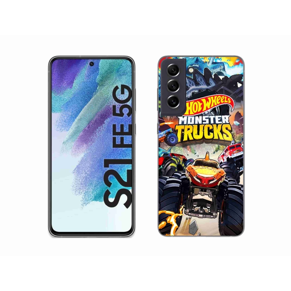 Gélový kryt mmCase na Samsung Galaxy S21 FE 5G - hot wheels 2