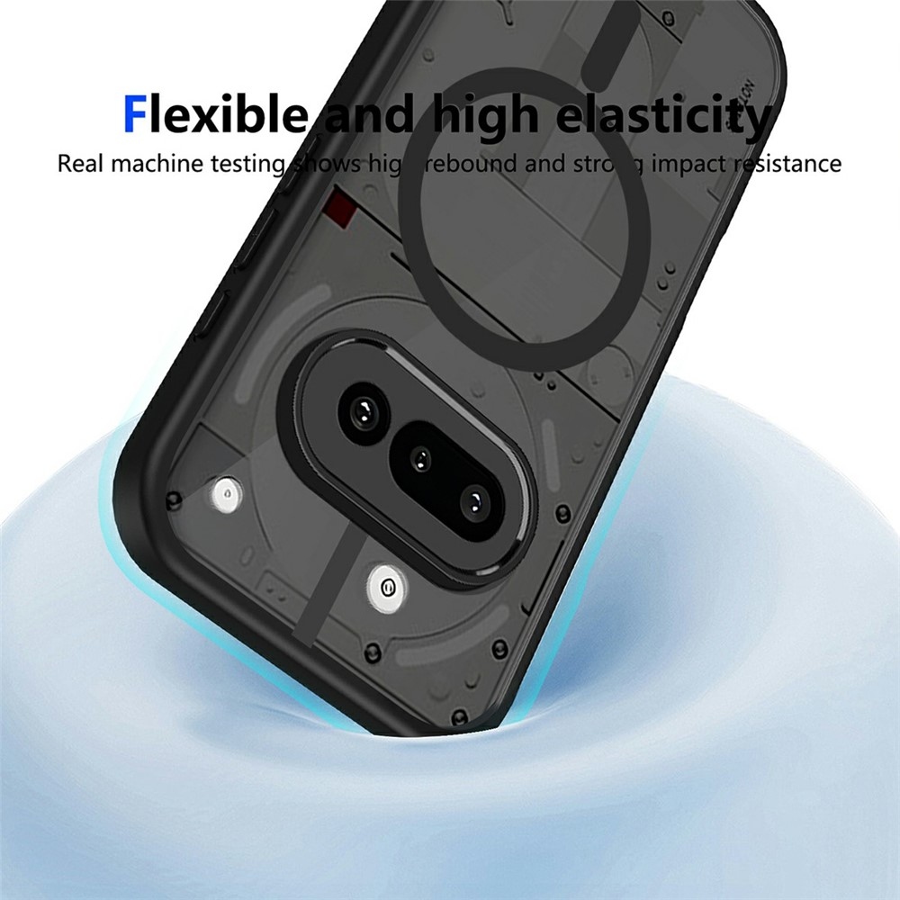 Čierny matný odolný kryt s MagSafe na Nothing Phone (3a)