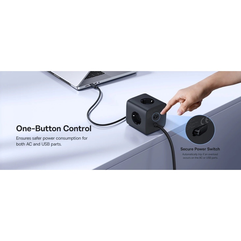 Baseus EnerFill FA11 6v1 Power Cube 67W Cosmic Black