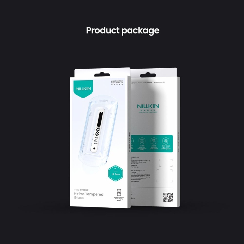 Nillkin tvrdené sklo 0,2 mm H+ PRO 2,5D pre Apple iPhone Duo (s aplikátorom) (vonkajšie)