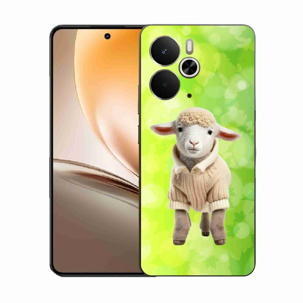 Gélový kryt mmCase na Realme 14 5G - jahňa vo svetri