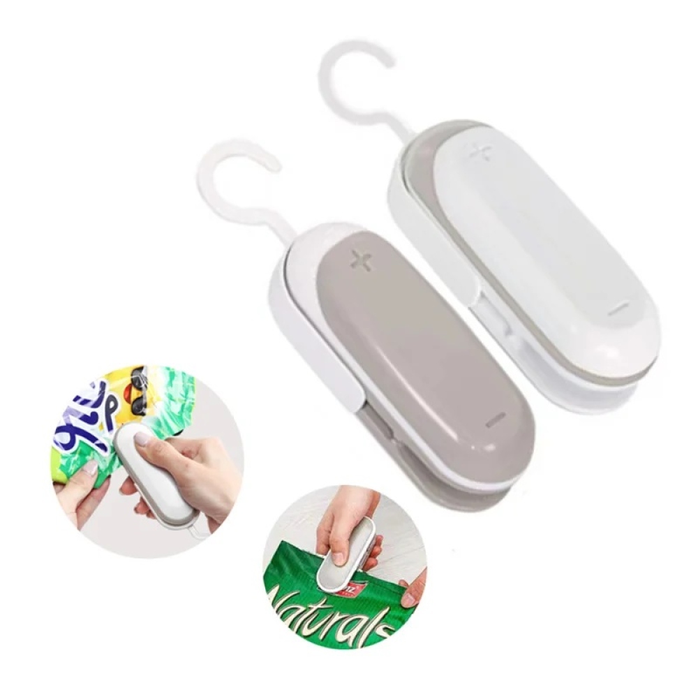 Kompaktná zváračka potravinových vreciek na batérie – biela