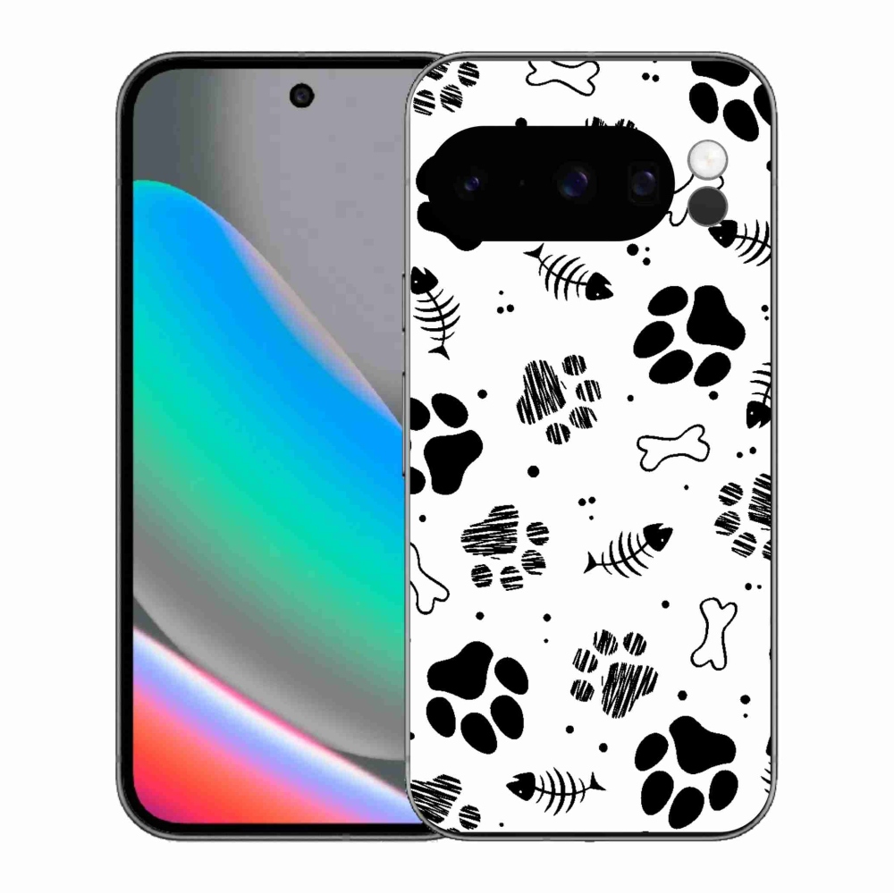 Gélový kryt mmCase na Google Pixel 10 Pro - psie labky 1