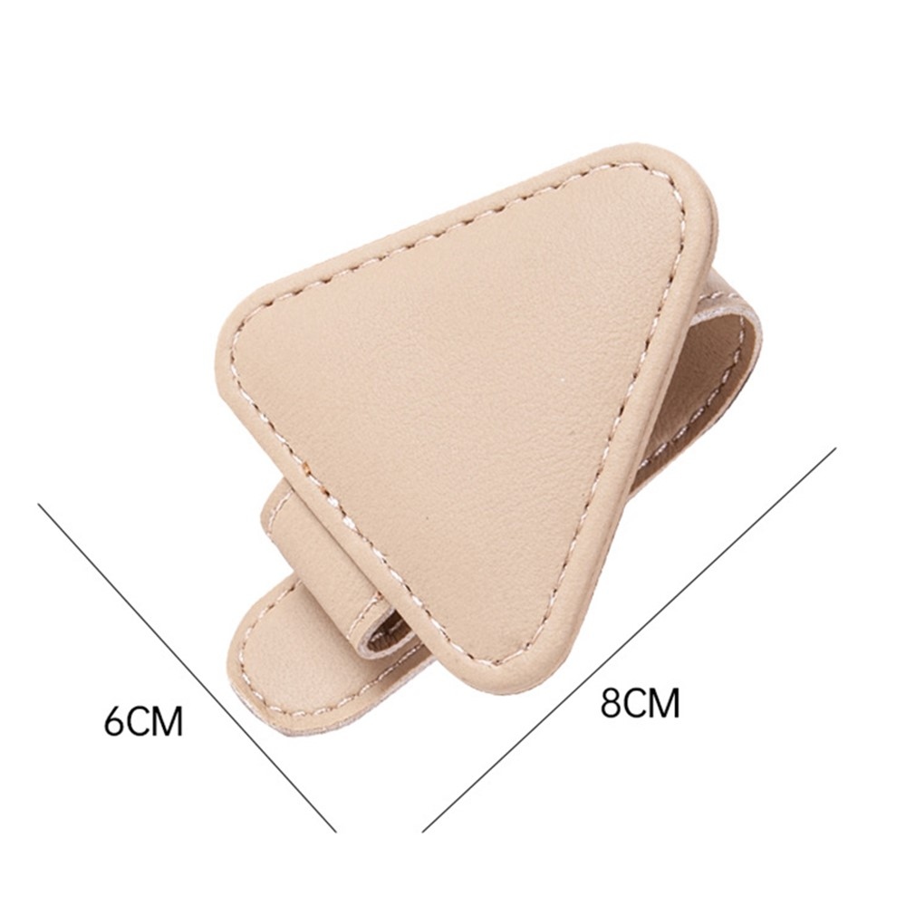 Magnetický klip na okuliare na uchytenie na slnečnú clonu - béžový