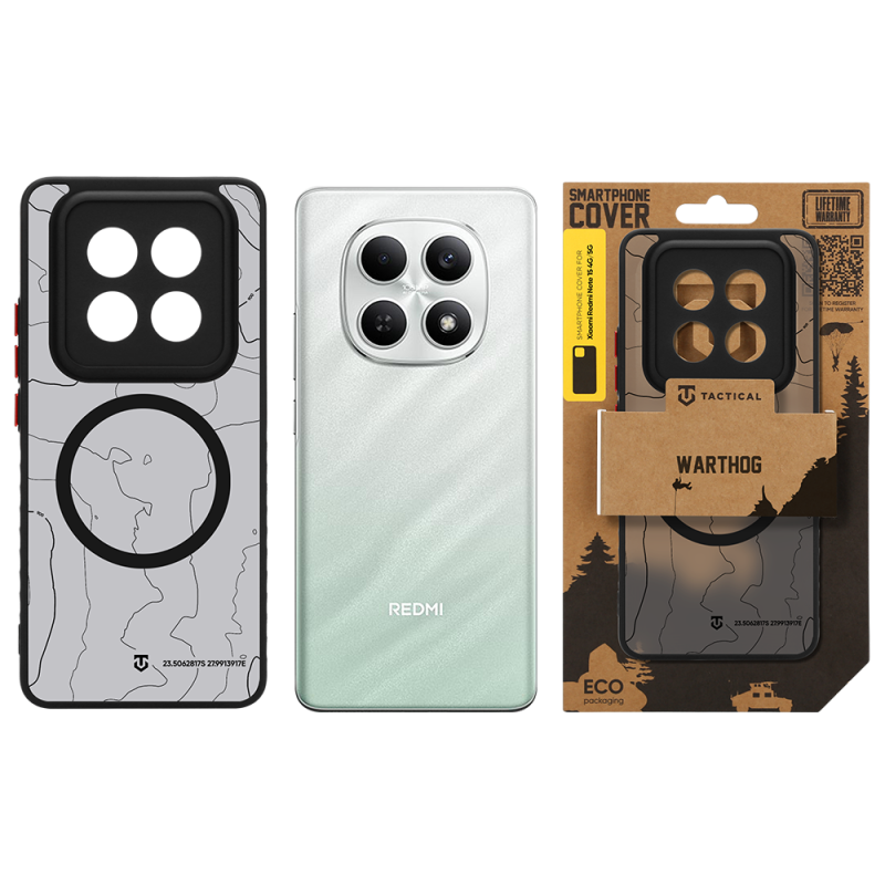 Tactical MagForce Warthog – puzdro pre Xiaomi Redmi Note 15 4G/5G Asphalt