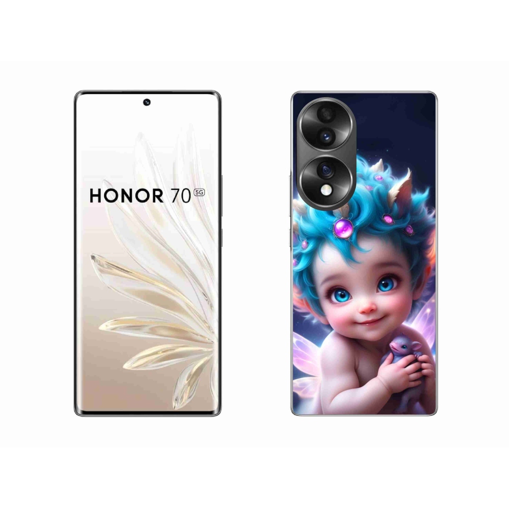 Gélový kryt mmCase na Honor 70 - dieťa s motýlími krídlami