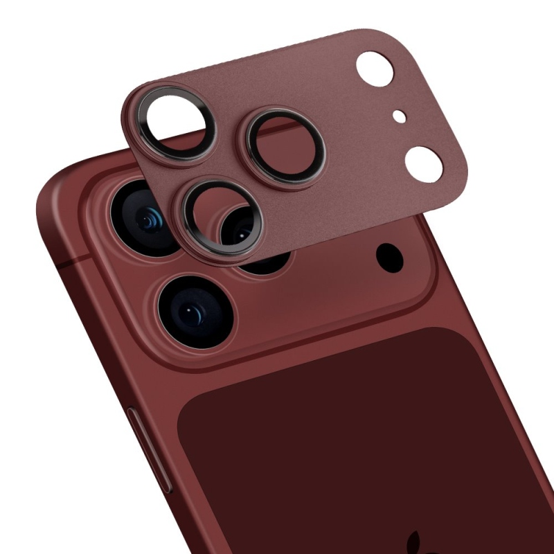 OBAL:ME Camera Island Ochrana objektívu pre Apple iPhone 18 Pro Dark Cherry