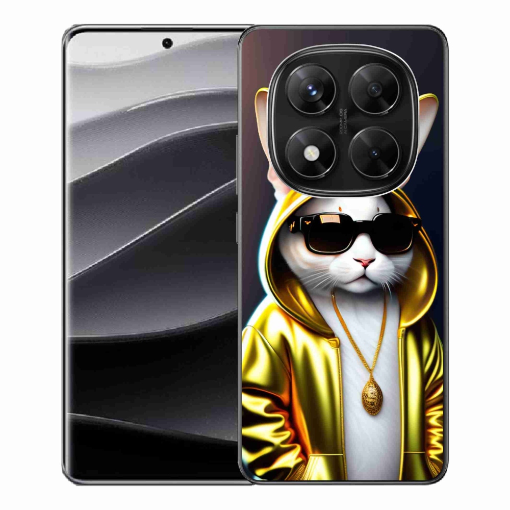 Gélový kryt mmCase na Xiaomi Redmi Note 14 Pro 5G/Poco X7 5G - kočka boss