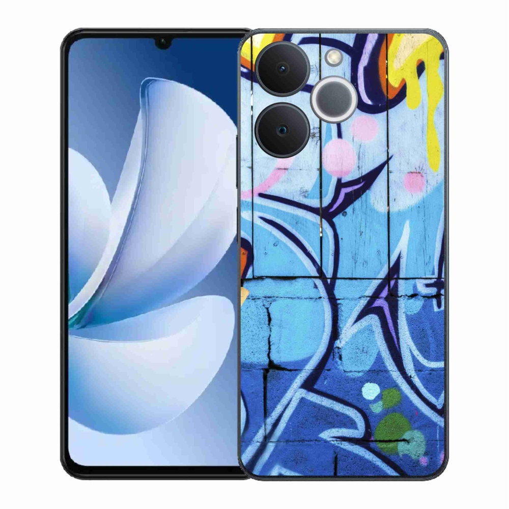 Gélový kryt mmCase na Realme Note 70T - graffiti