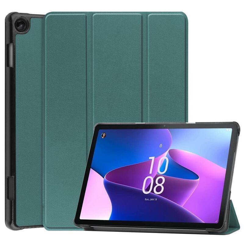 Chytré polohovacie púzdro na Lenovo Tab M10 (3.Gen) - zelené