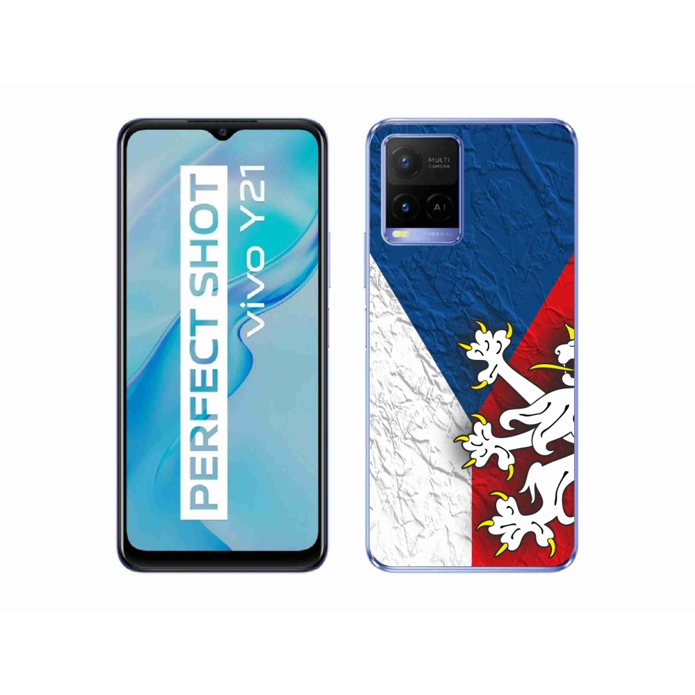 Gélový kryt mmCase na Vivo Y21/Y21s/Y33s - česká vlajka 1
