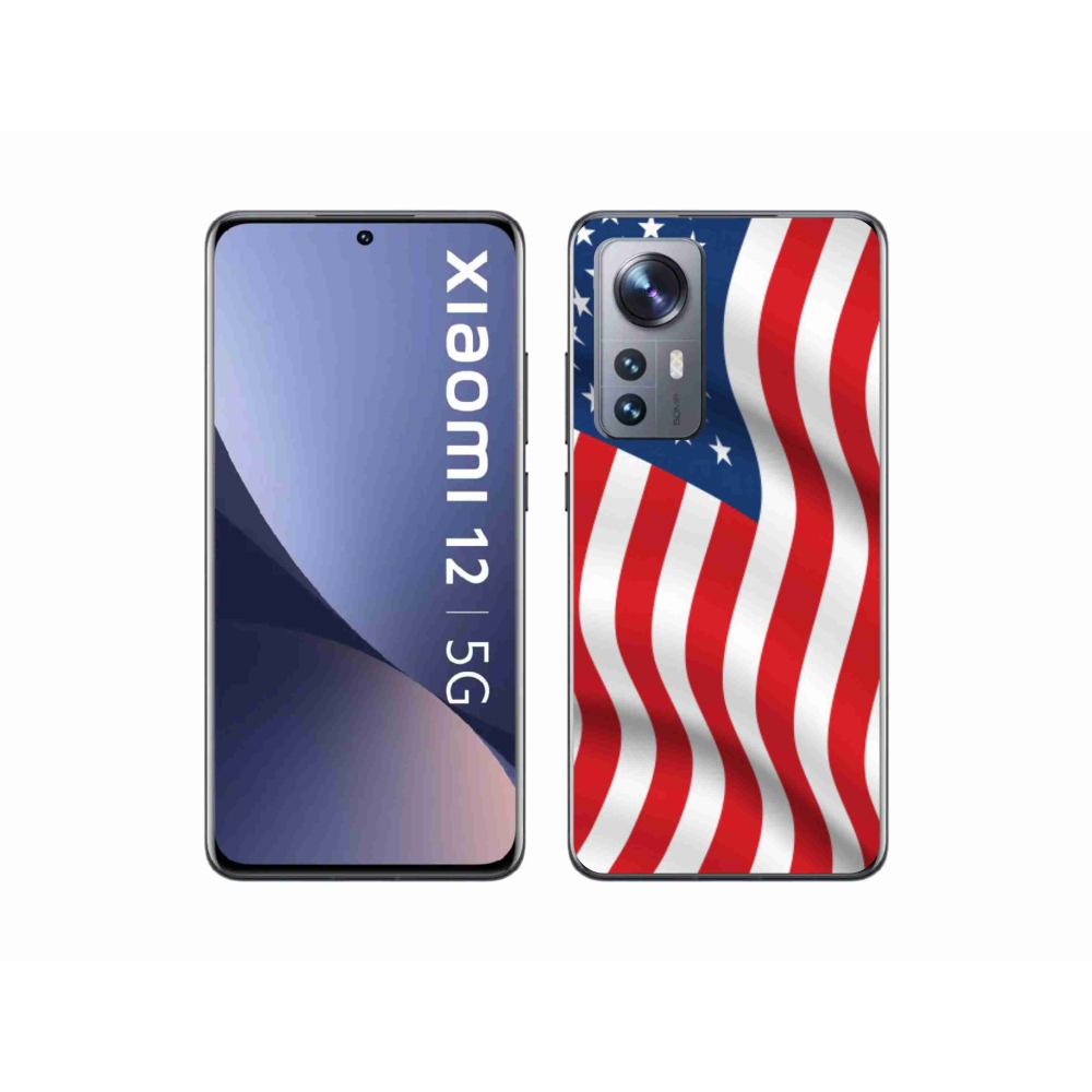 Gélový kryt mmCase na mobil Xiaomi 12 - USA vlajka