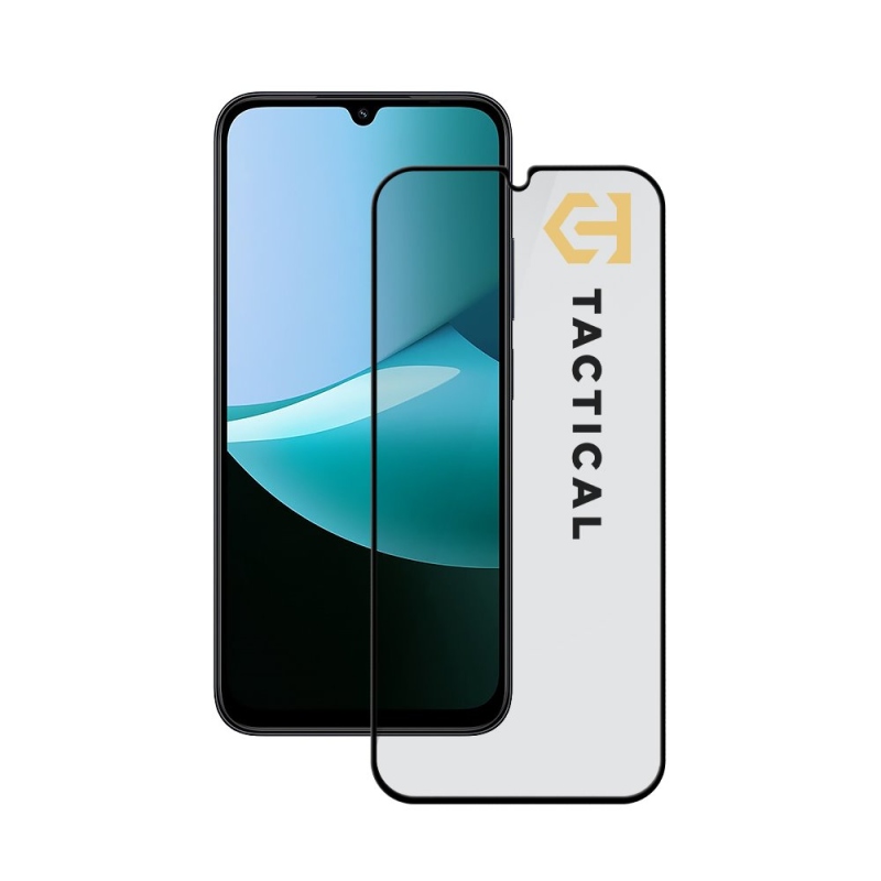 Taktický sklenený štít 5D sklo pre Xiaomi Redmi 15C 4G/5G Black