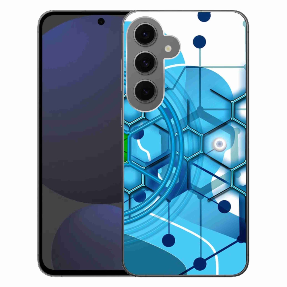 Gélový kryt mmCase na Samsung Galaxy S24 FE - abstraktný vzor 2