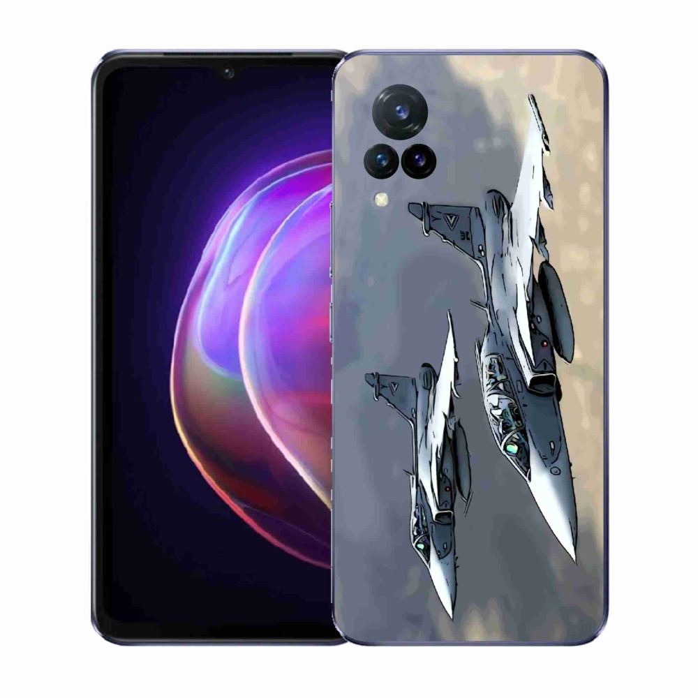 Gélový kryt mmCase na Vivo V21 4G/5G - stíhačky