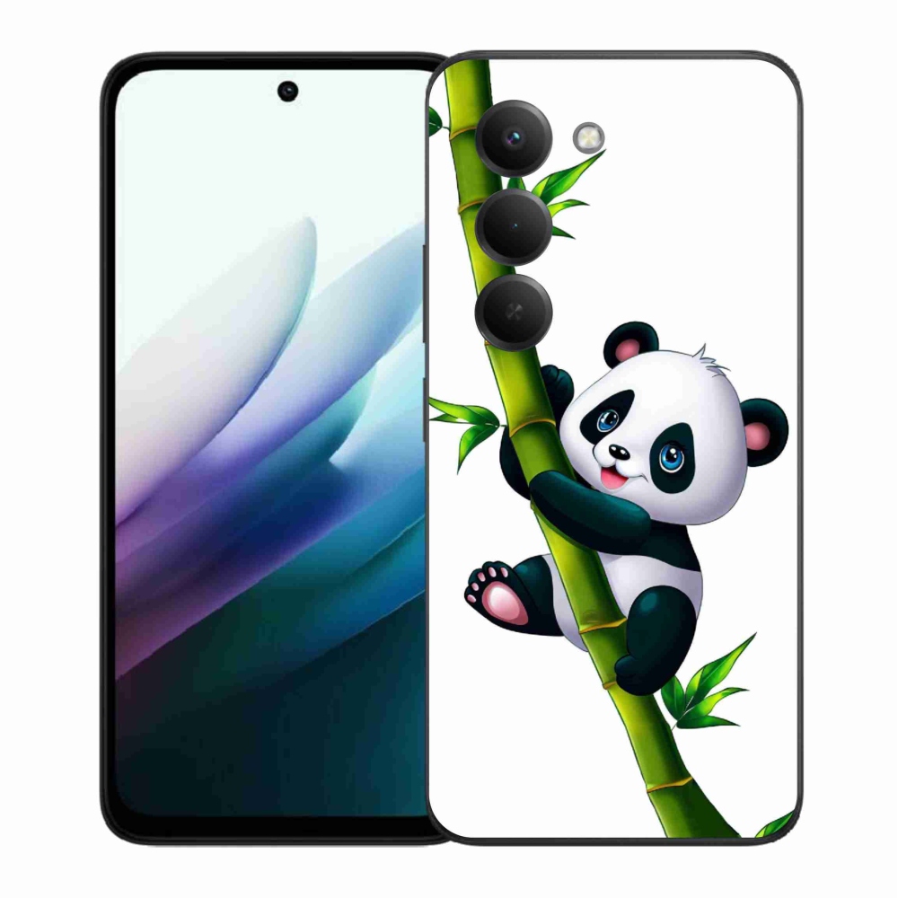Gélový kryt mmCase na Xiaomi Redmi 15 4G/5G (171mm) - panda na bambuse