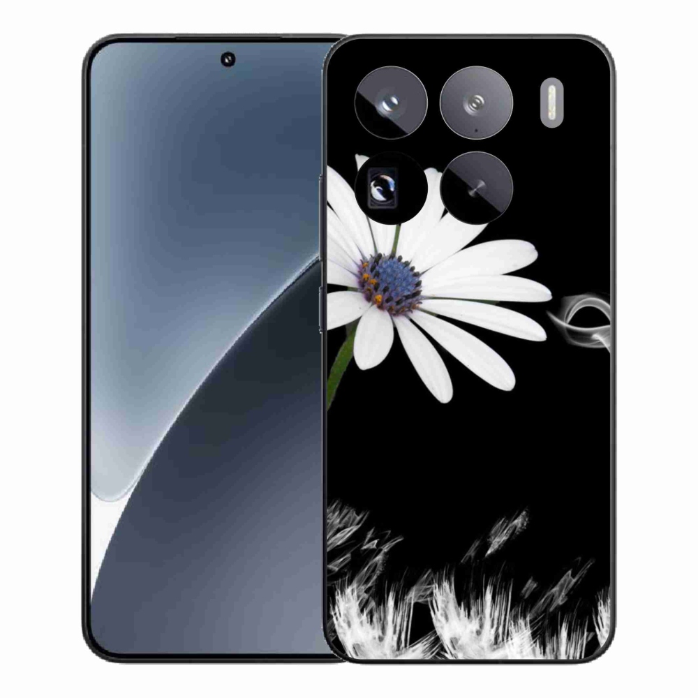 Gélový kryt mmCase na Xiaomi 15 Pro - biely kvet