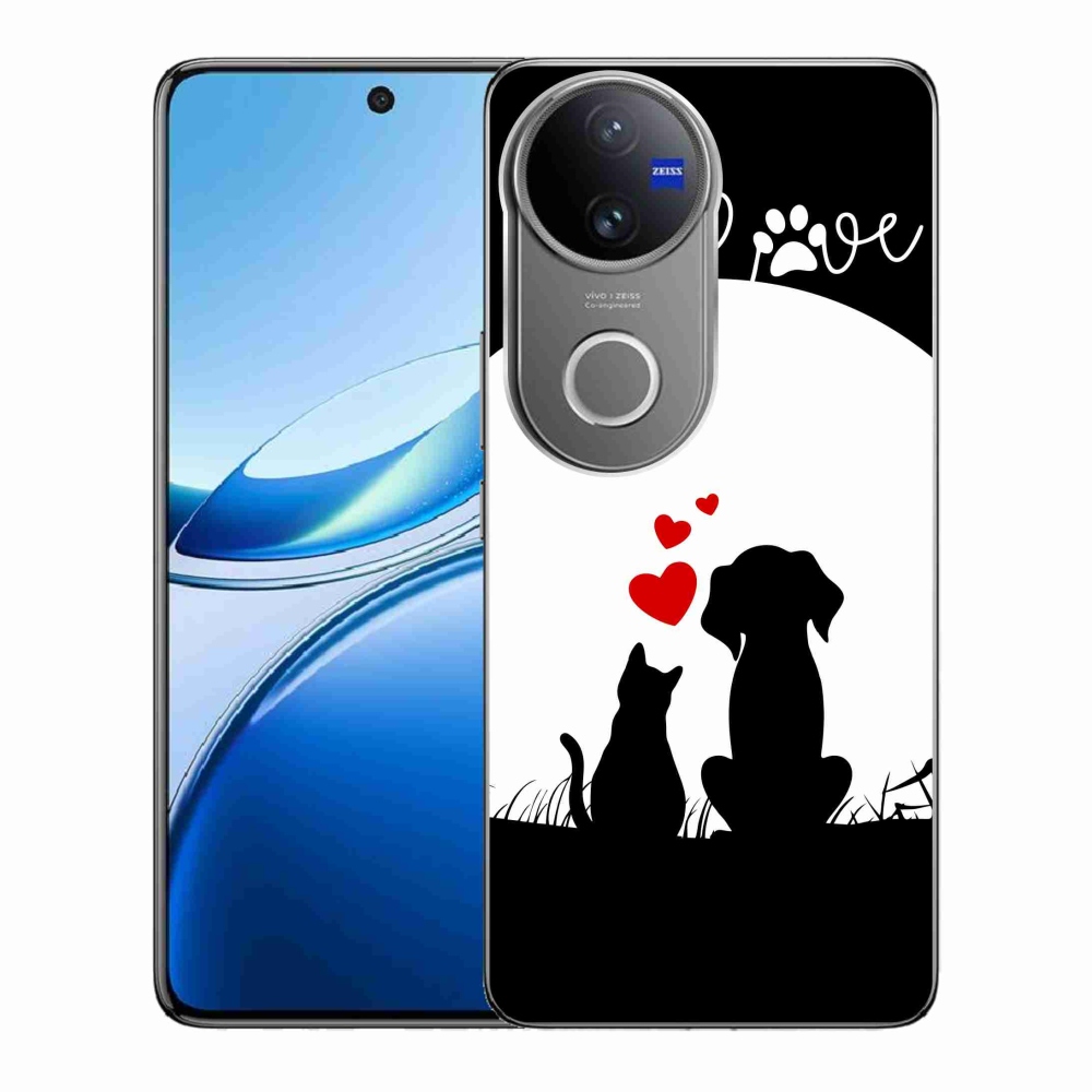 Gélový kryt mmCase na Vivo V50 5G - zvieracia láska