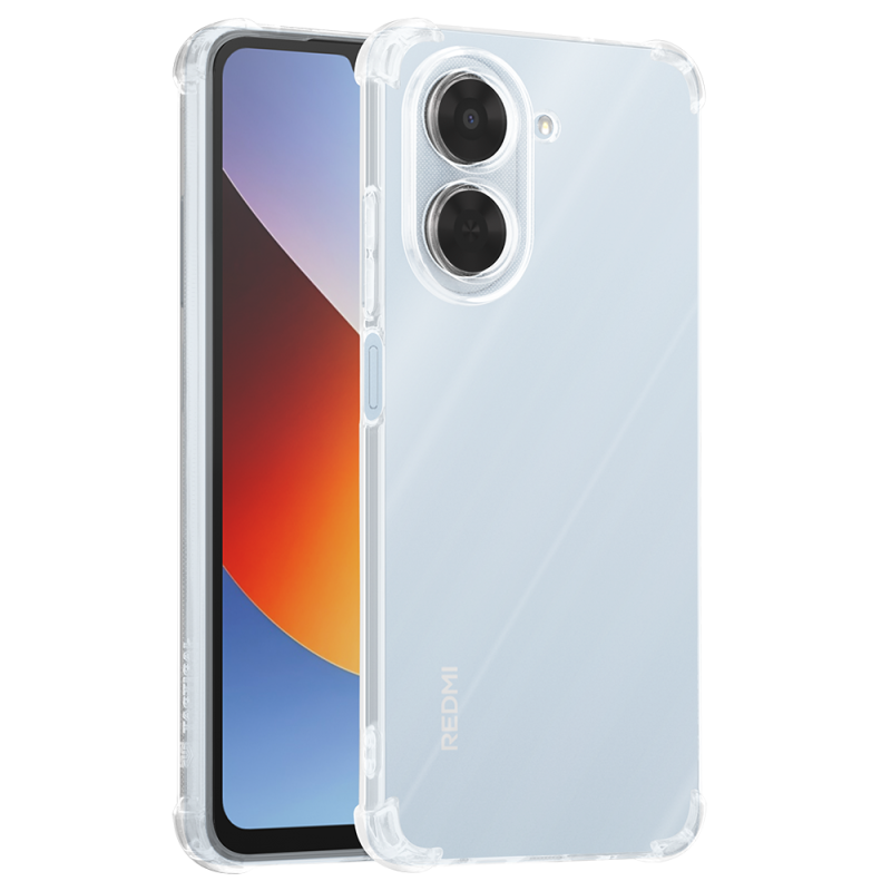 Taktický TPU kryt Plyo pre Xiaomi Redmi A7 – priehľadný