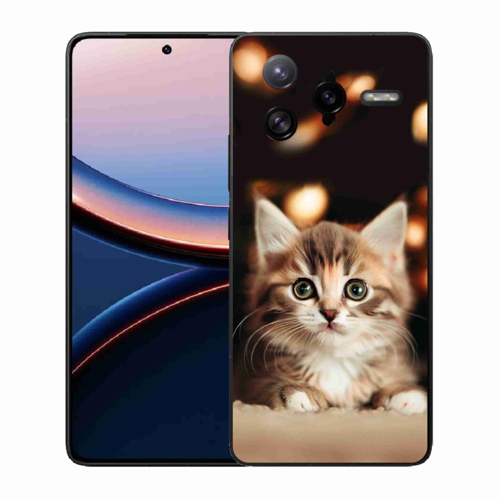 Gélový kryt mmCase na Xiaomi Poco F7 Ultra - roztomilé mačiatko 2