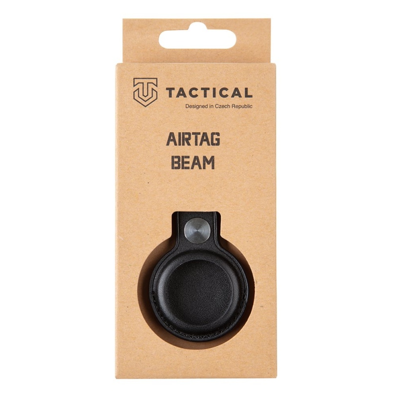 Tactical Airtag Beam Leather Black