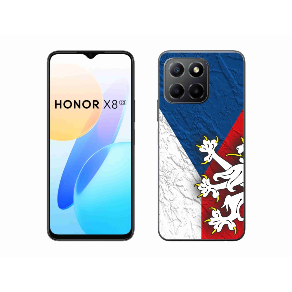 Gélový kryt mmCase na Honor X8 5G/Honor 70 Lite 5G - česká vlajka 1