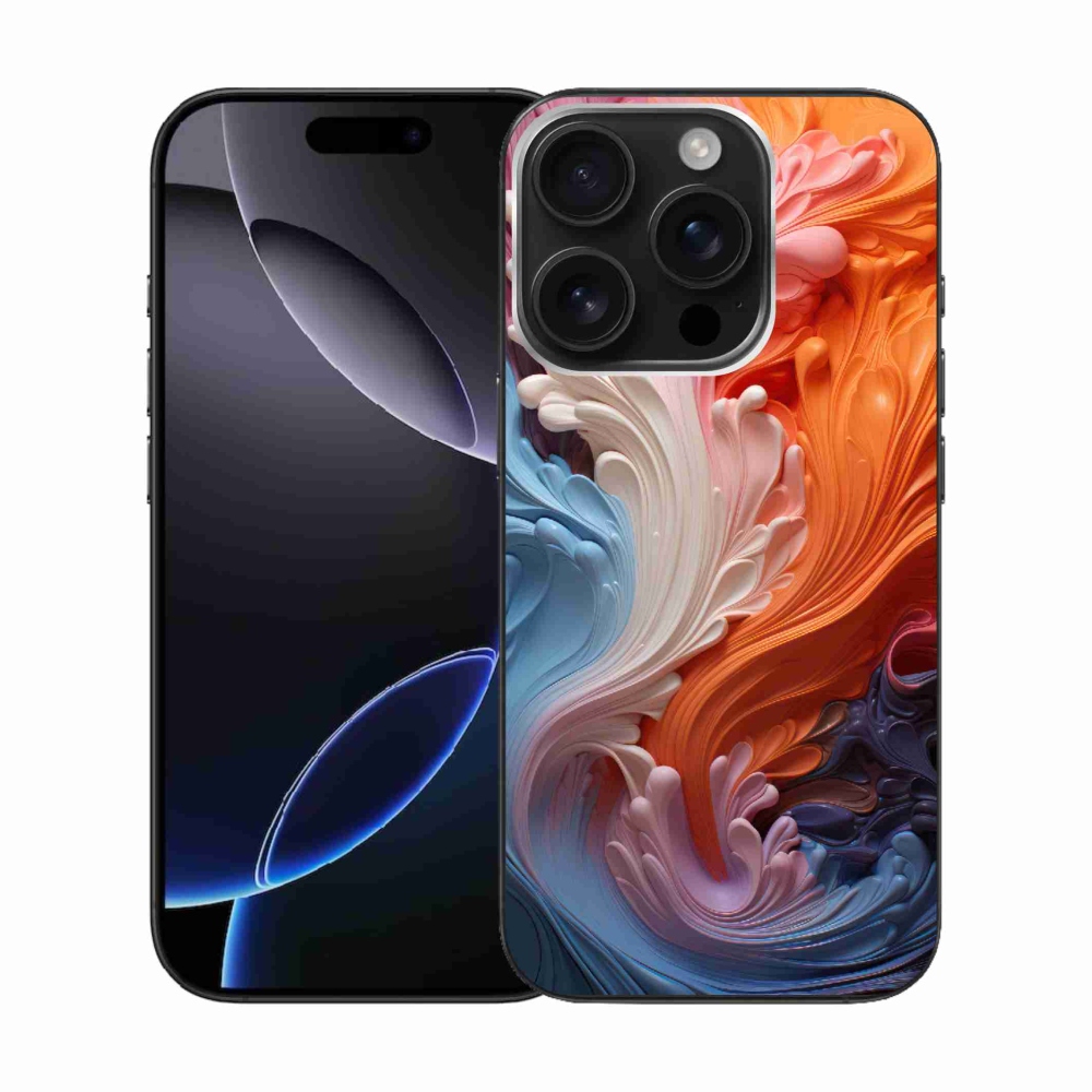 Gélový kryt mmCase na iPhone 16 Pro - abstraktný motív 8