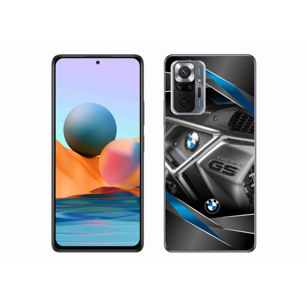 Gélový kryt mmCase na Xiaomi Redmi Note 10 Pro - motorka bmw