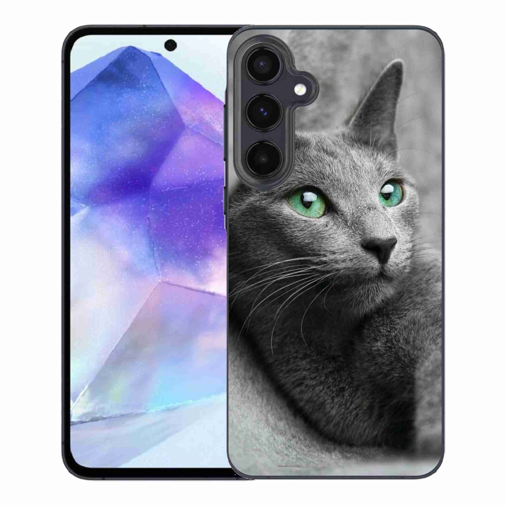 Gélový kryt mmCase na Samsung Galaxy A55 5G - mačka 2