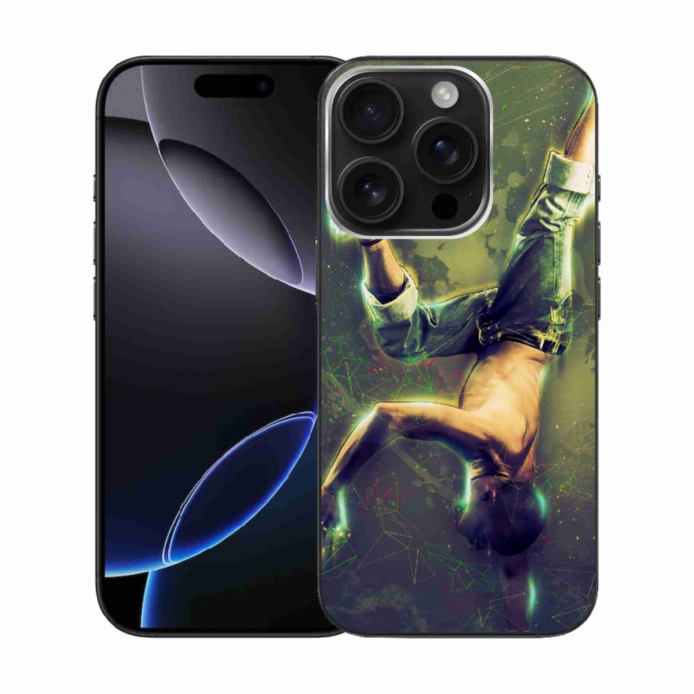 Gélový kryt mmCase na iPhone 16 Pro - breakdance