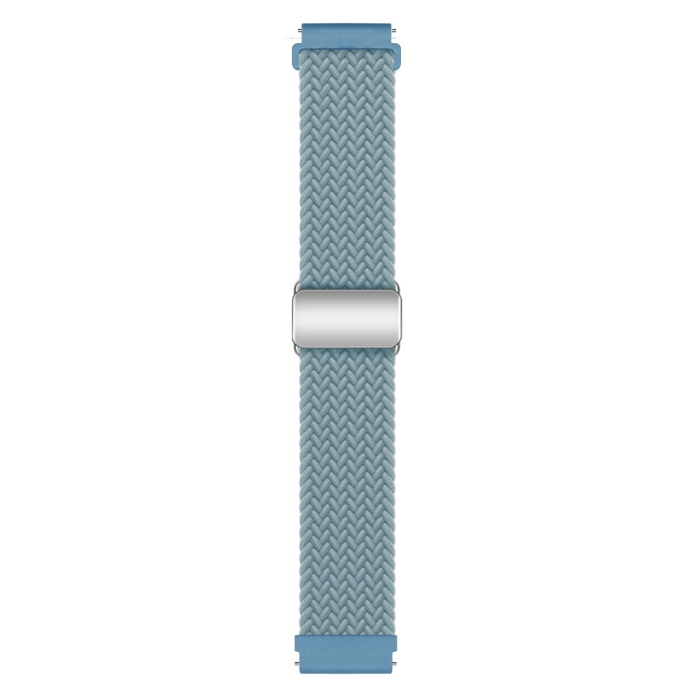 Clasp nylonový remienok 22mm na Garmin Forerunner 265 - cyan