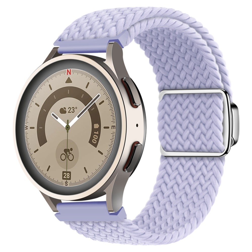 Clasp nylonový remienok 22mm na Garmin Forerunner 265 - fialový