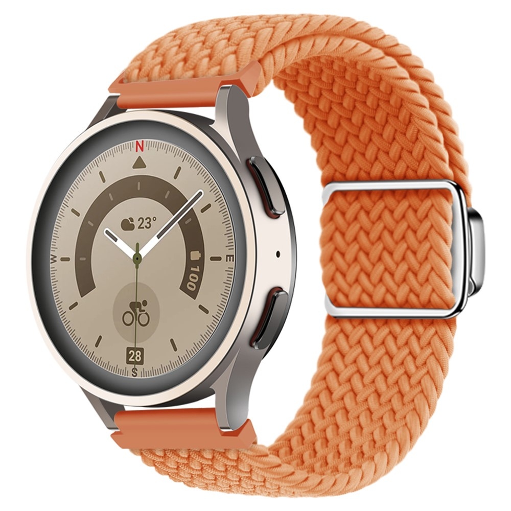 Clasp nylonový remienok 22mm na Garmin Forerunner 265 - oranžový