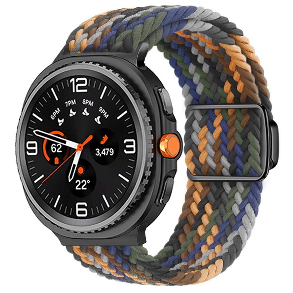 Clasp nylonový remienok na Samsung Galaxy Watch8 Classic 46mm/Watch8 44mm/40mm - farebný