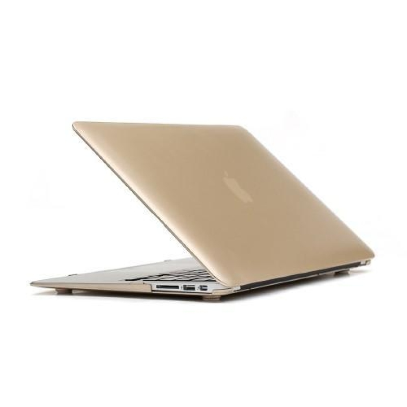 Classic predný aj zadný plastový obal na MacBook Air 13.3 - zlatý