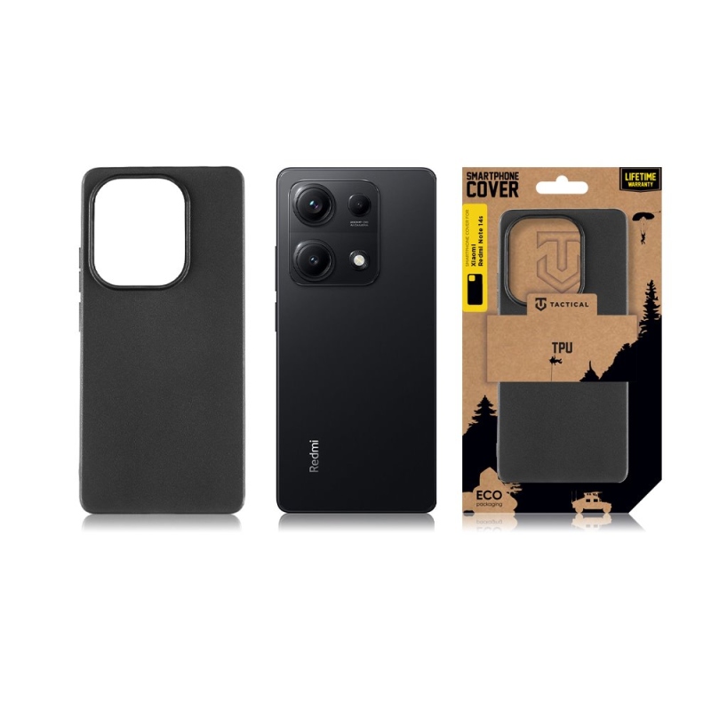 Tactical TPU Kryt pre Xiaomi Redmi Note 14S Black