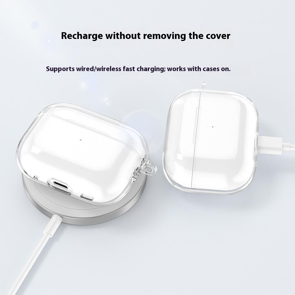 Clear gélový obal na Apple AirPods Pro 3 - priehľadný