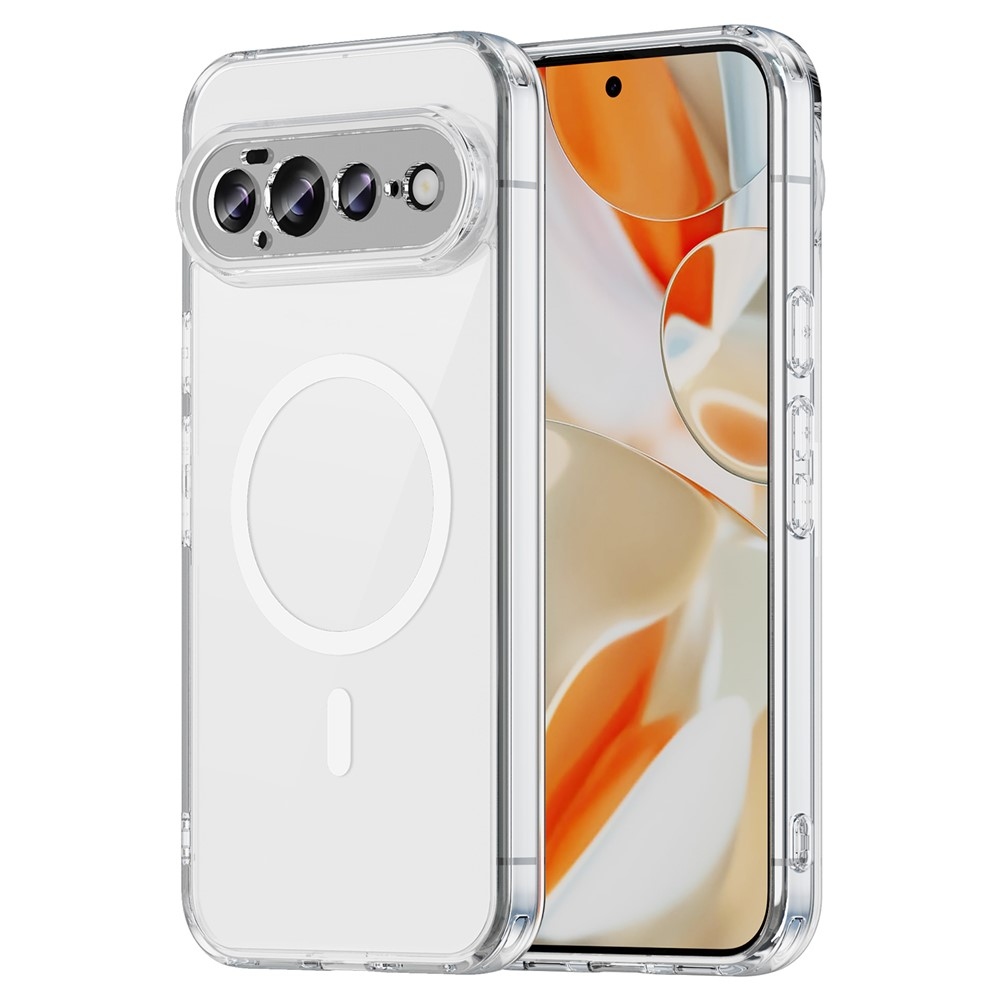 Clear gélový obal s pevným chrbtom a MagSafe na Google Pixel 11 Pro - priehľadný