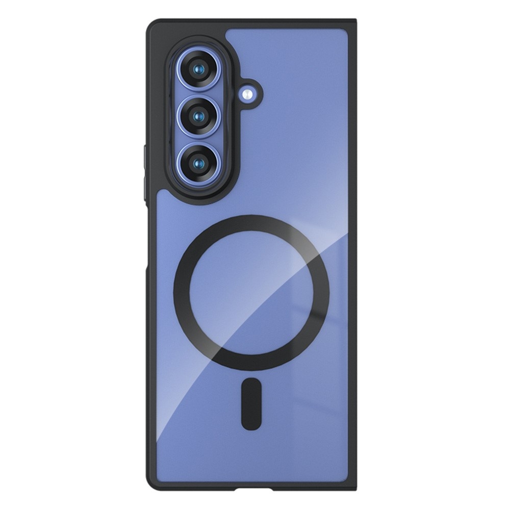 Clear gélový obal s pevným chrbtom a MagSafe na Samsung Galaxy Z Fold8 Ultra 5G - priehľadný
