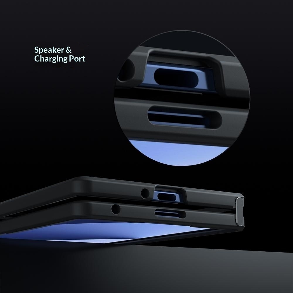 Clear gélový obal s pevným chrbtom a MagSafe na Samsung Galaxy Z Fold8 Ultra 5G - priehľadný