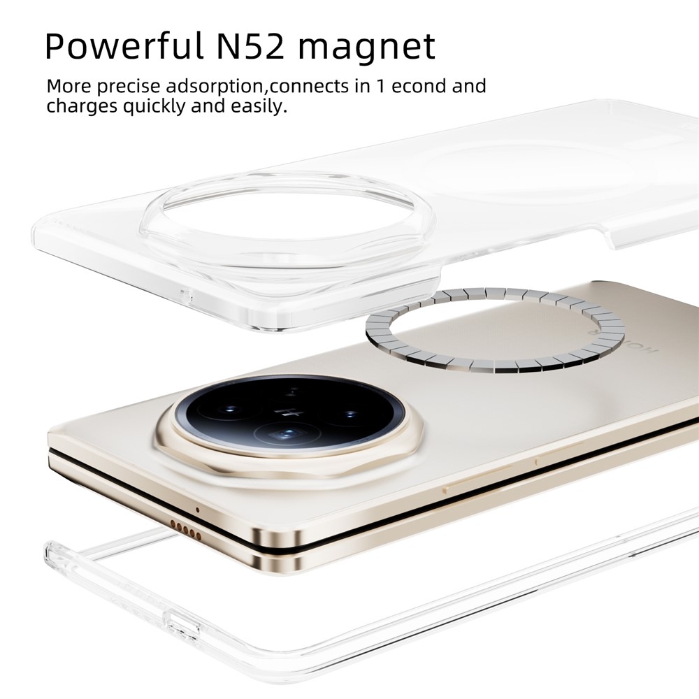 Clear plastový kryt s MagSafe na mobil Honor Magic V6
