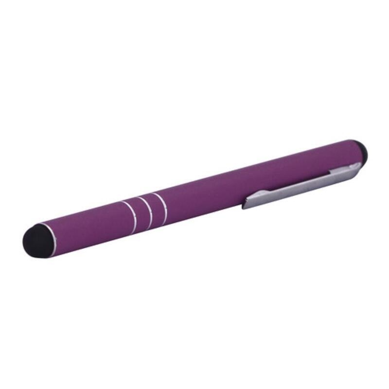 Clip stylus na tablety a mobilné telefóny - fialový