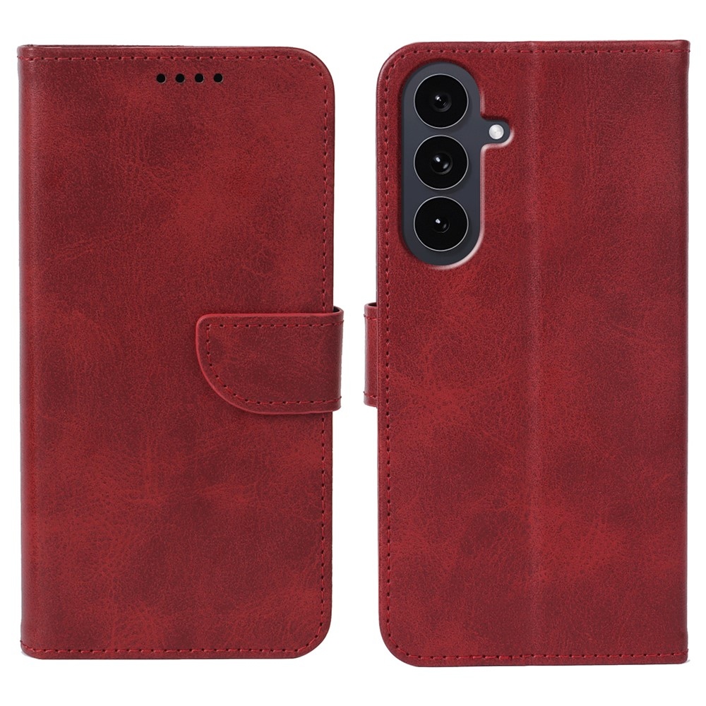 Closure knižkové púzdro na Samsung Galaxy A27 - červené