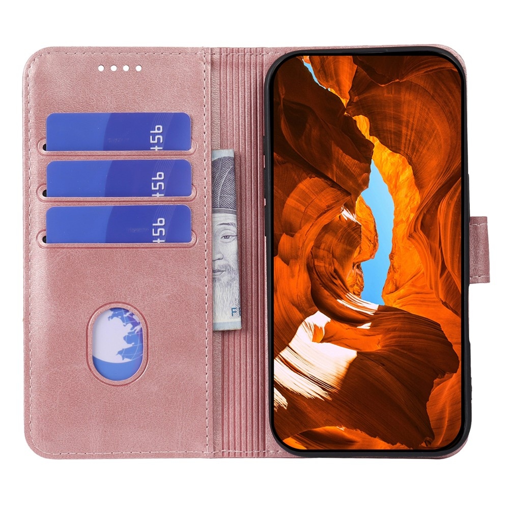 Closure knižkové púzdro na Samsung Galaxy A27 - ružovozlaté