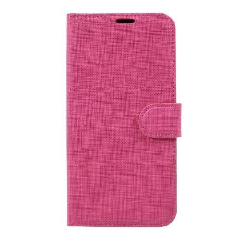 Clothy PU kožené puzdro pre mobil Samsung Galaxy S8 Plus - rose
